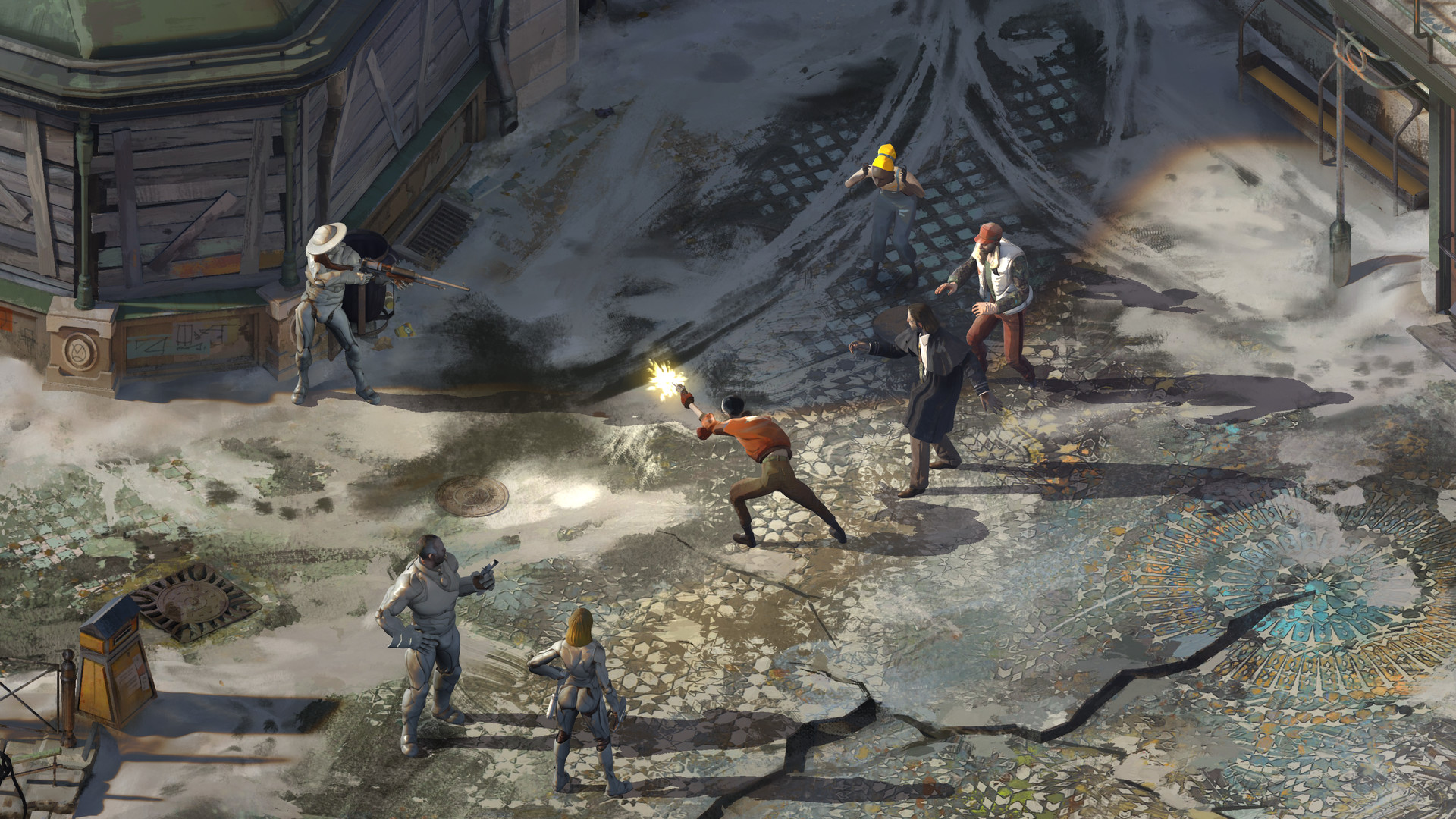 Disco Elysium environment
